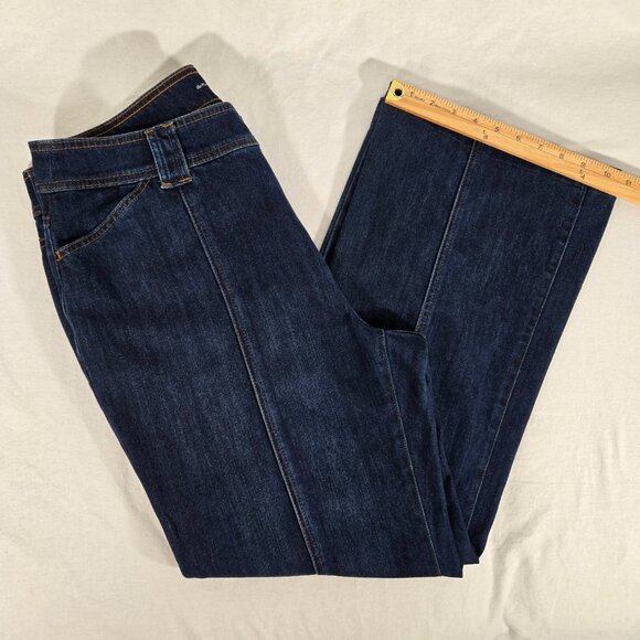 Chico's Dark Blue Flare Jeans - Picture 16 of 16